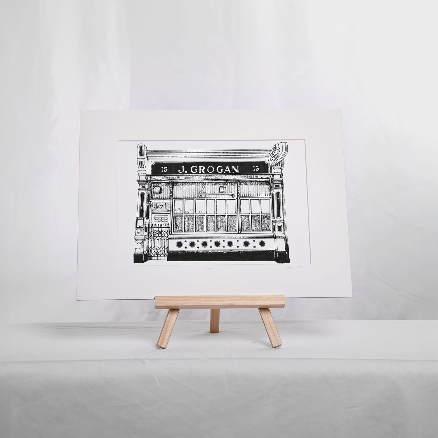 Grogan's Pub Dublin Fine Art Print