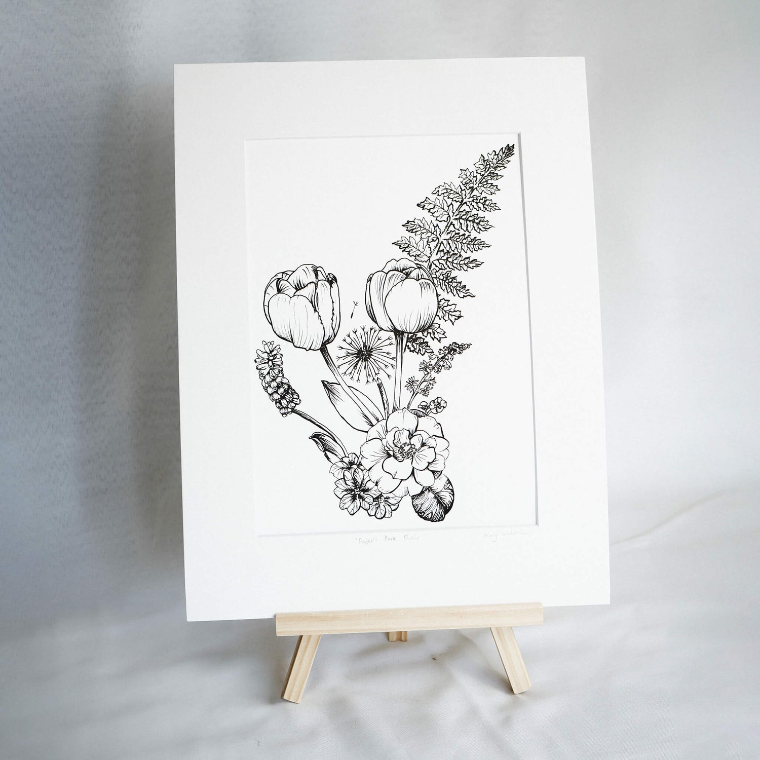 People's Park Bouquet Fine Art Print