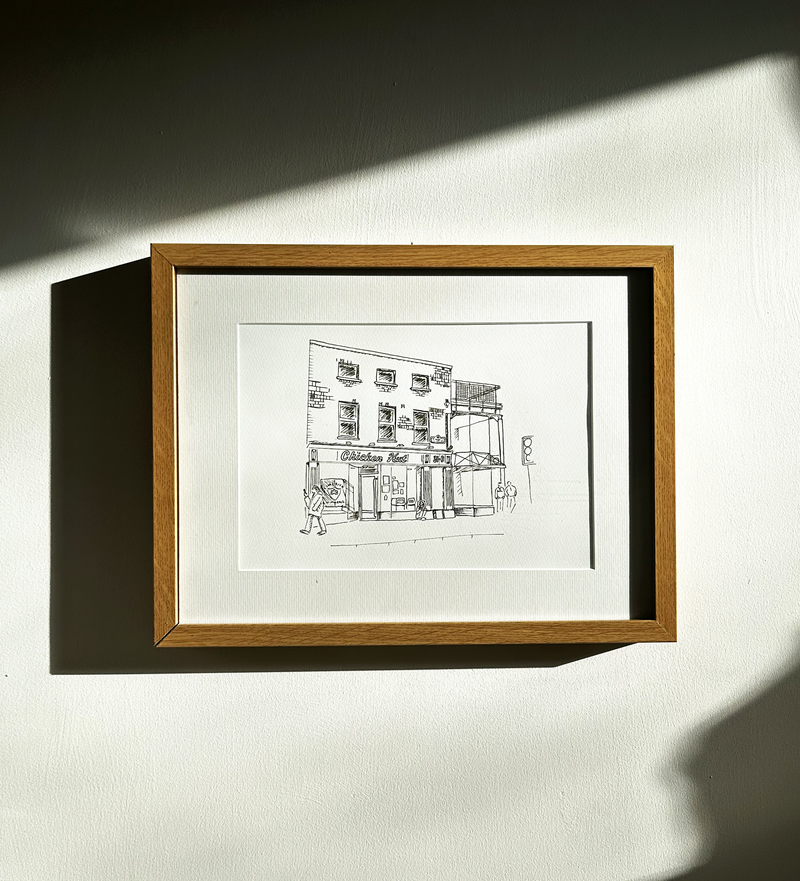 Chicken Hut Tote Bag and Print Bundle