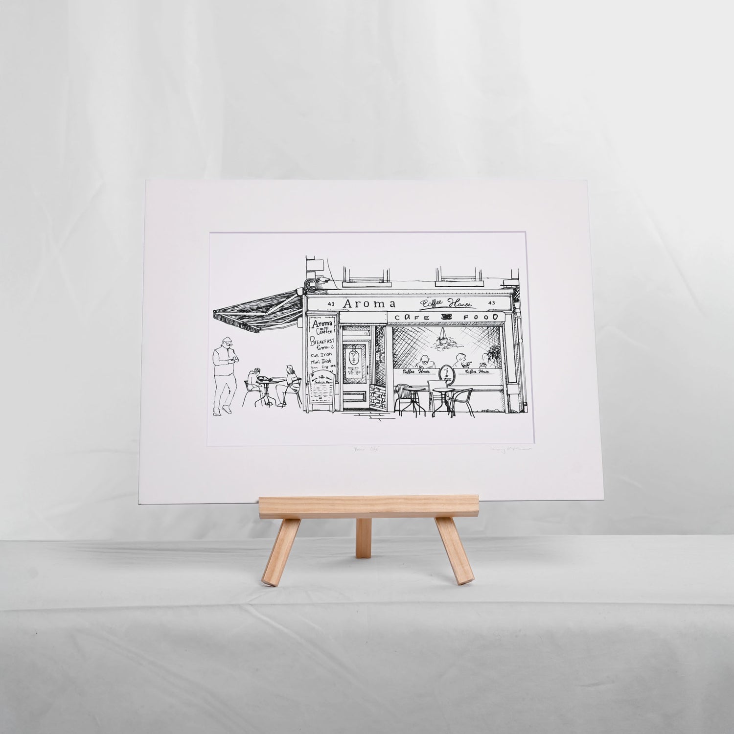 Aroma Café Limerick Fine Art Print