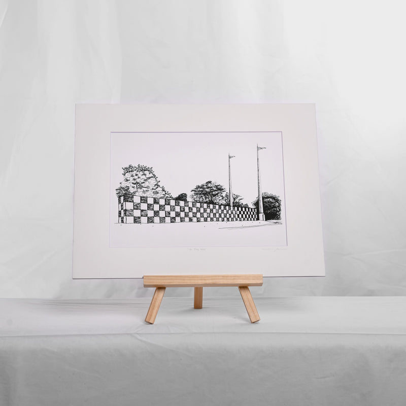 University of Limerick UL Flagpole Entrance Fine Art Print
