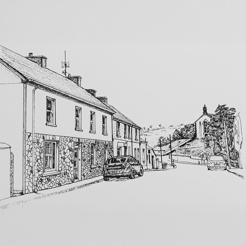 Broadford, Main Street County Clare Fine Art Print
