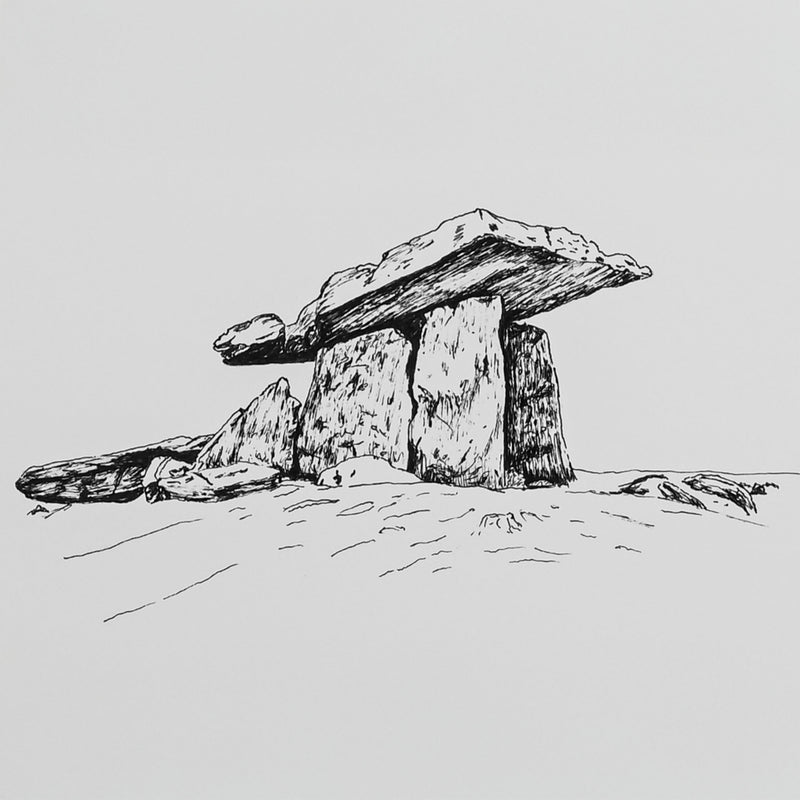 Poulnabrone Dolmen Burren Fine Art Print
