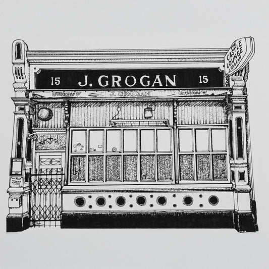 Grogan's Pub Dublin Fine Art Print