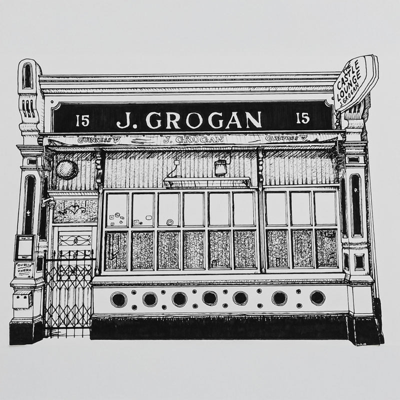 Grogan's Pub Dublin Fine Art Print