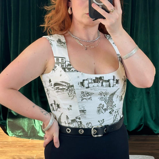 Limerick Toile de Jouy Mary Corset