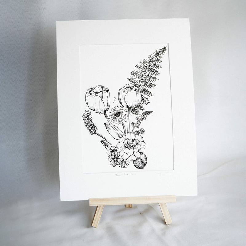 People's Park Bouquet Fine Art Print