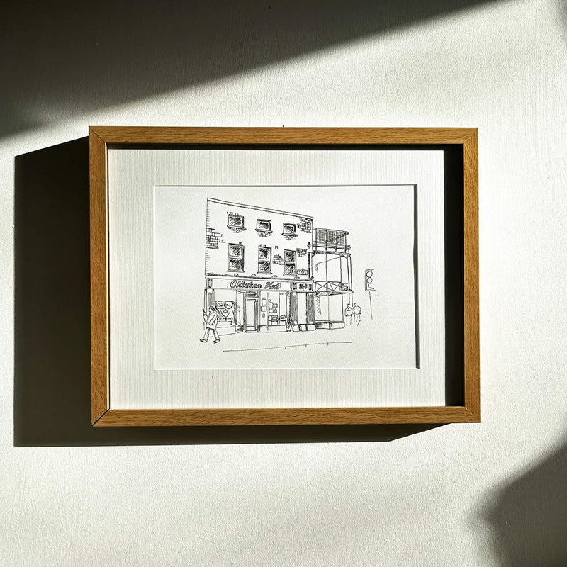 Chicken Hut Fine Art Print