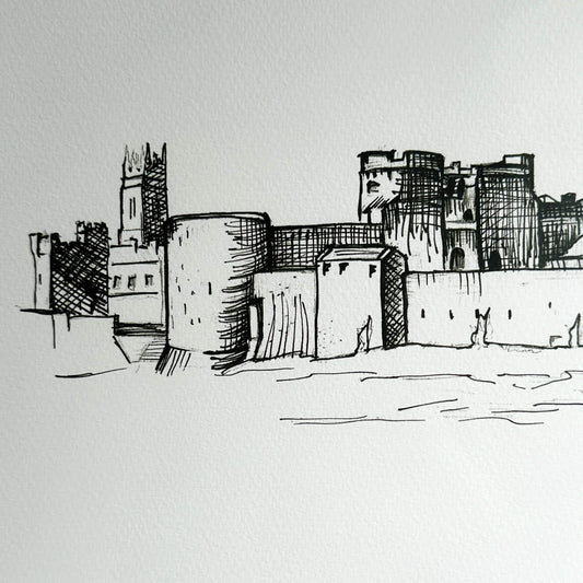 King Johns Castle Fine Art Print