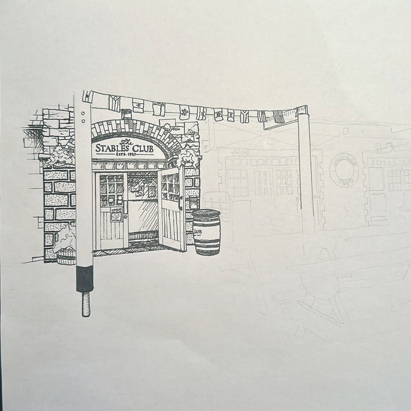 The Stables Club Fine Art Print