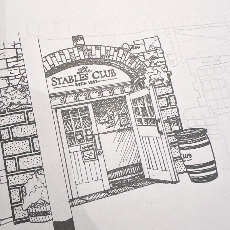 The Stables Club Fine Art Print